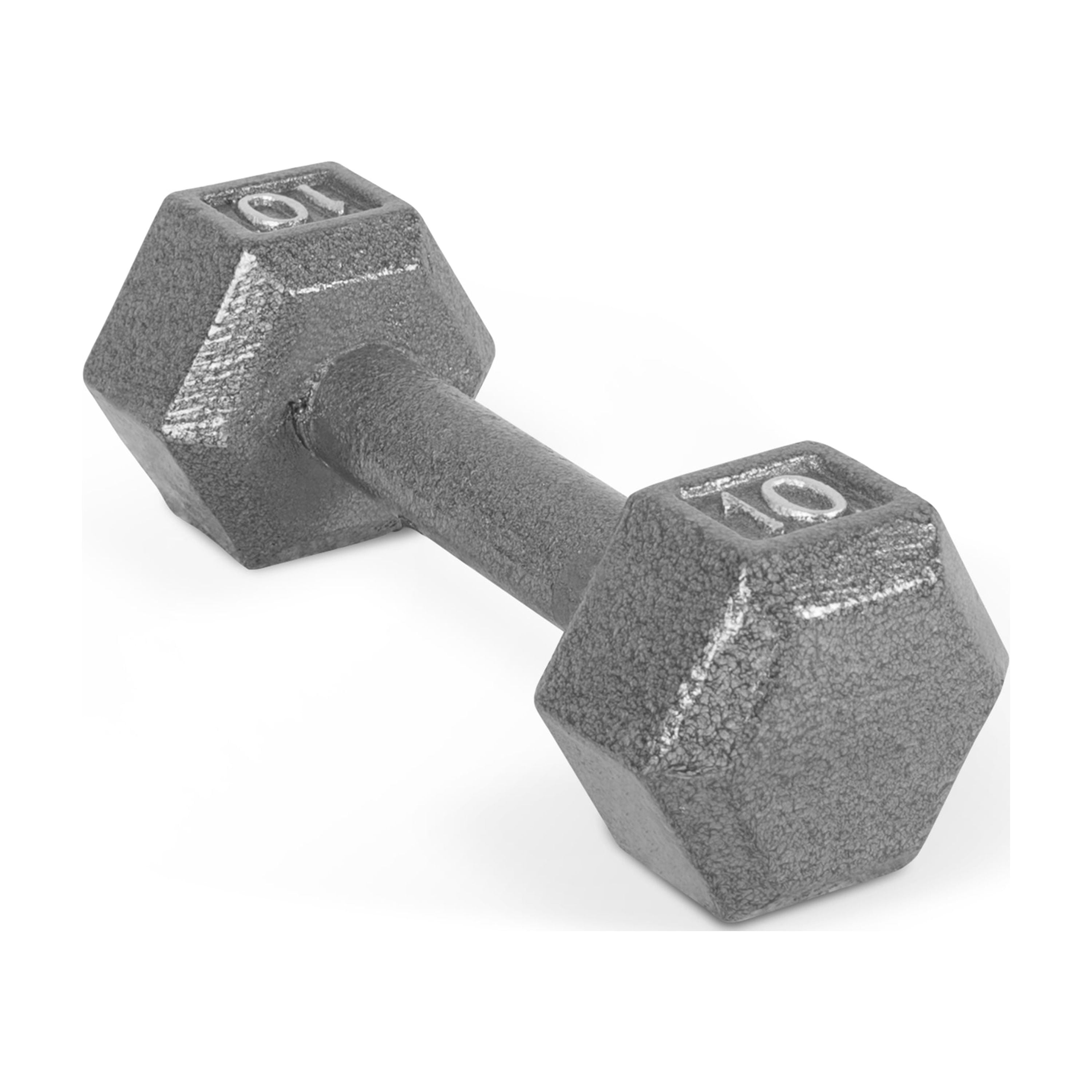 CAP Barbell 110lb Cast Iron Hex Dumbbell Single Walmart