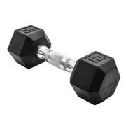 CAP Barbell, 12lb Rubber Hex Dumbbell, Single