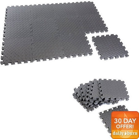 CAP Barbell 12pc Puzzle Mat interlocking, Non-Slip, Easy installation Textiles