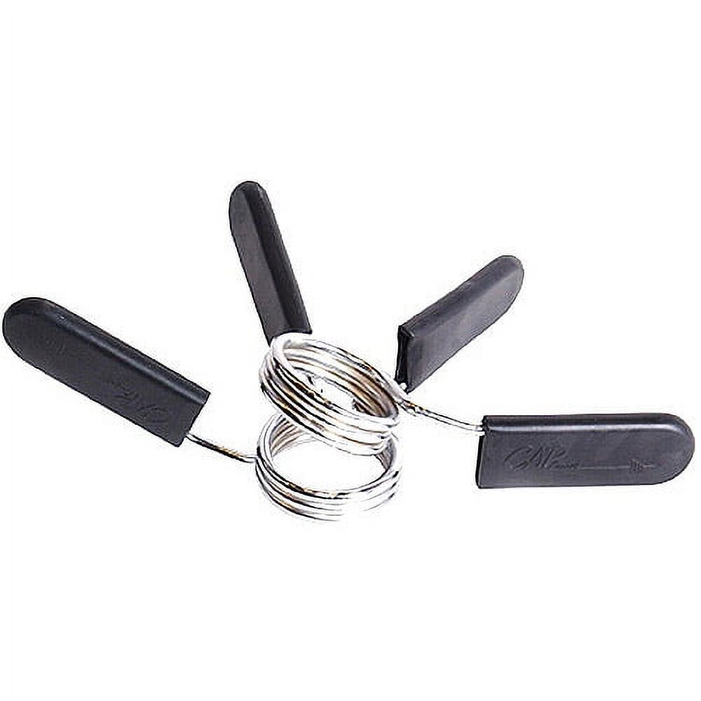 CAP Barbell 1 In. Chrome Spring Clip Collar, Set of 2