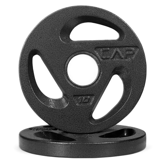 CAP Barbell 2" Olympic Grip Plate, 10lb Pair (2x10lb)