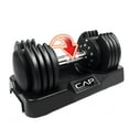 thumbnail image 1 of CAP Barbell 25lb. Adjustabell Dumbbell, Quick Select 5-25, Single, 1 of 9