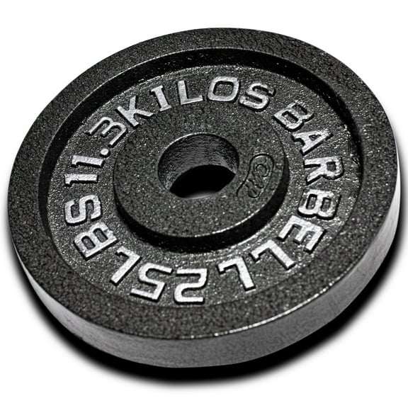 CAP Barbell, 25lb Olympic Cast Iron Weight Plate, Single