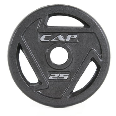 CAP Barbell, 25lb Olympic Grip Plate, Black
