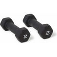 thumbnail image 1 of CAP Barbell, 2lb Black Neoprene Dumbbell, Pair, 1 of 5