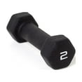 thumbnail image 1 of CAP Barbell, 2lb Black Neoprene Dumbbell, Single, 1 of 8