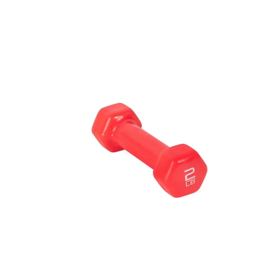 CAP Barbell, 2lb Vinyl-Coated Dumbbell, Single