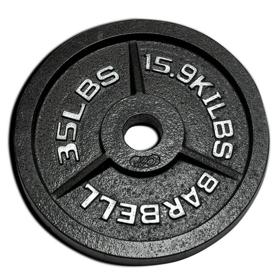CAP Barbell, 35lb Olympic Cast Iron Weight Plate, Single