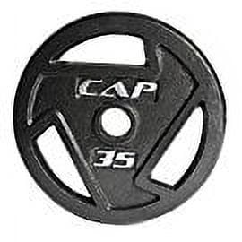 CAP Barbell, 35lb Olympic Grip Plate, Black