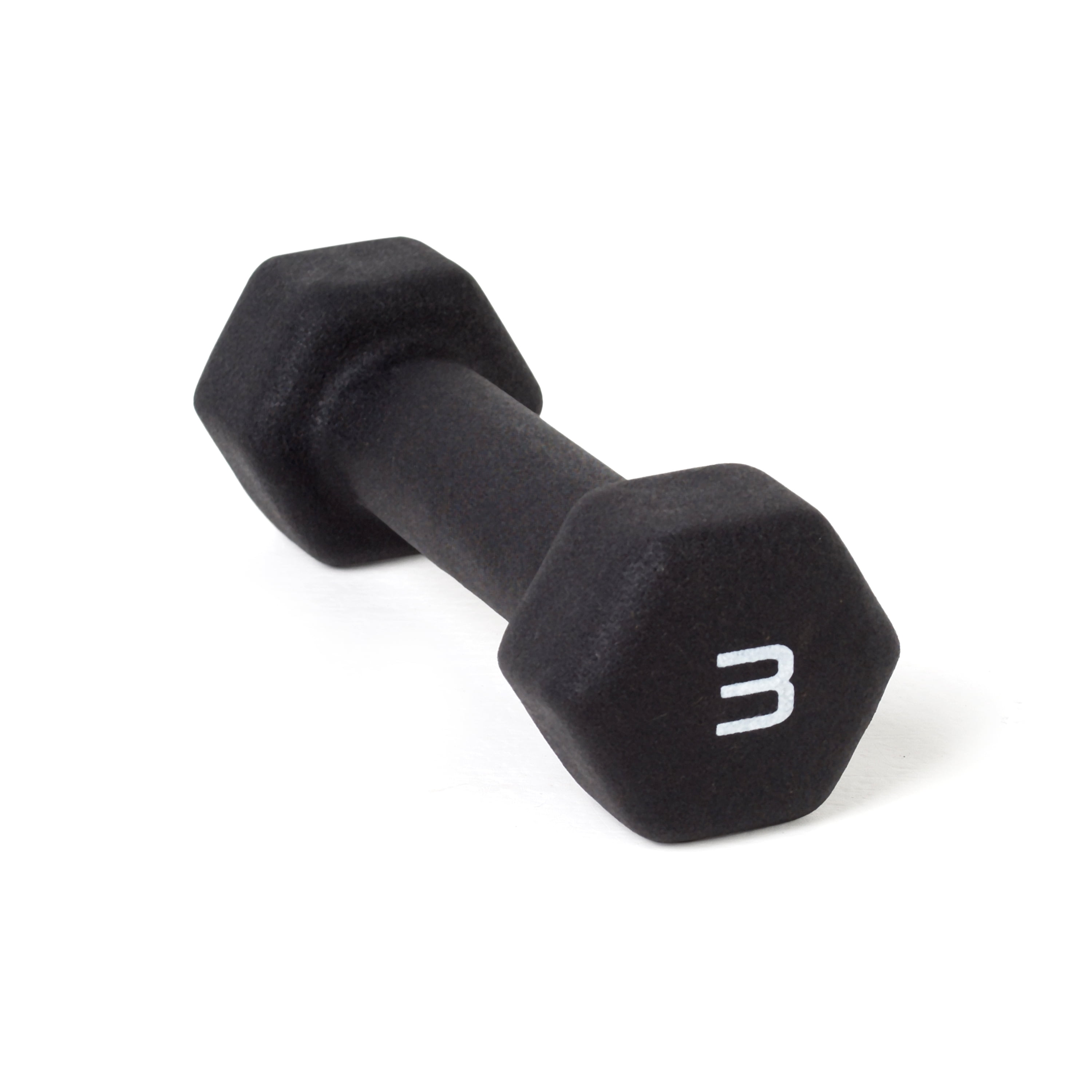 CAP Barbell, 3lb Black Neoprene Dumbbell, Single