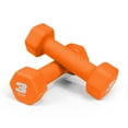 thumbnail image 1 of CAP Barbell, 3lb Orange Neoprene Dumbbell, Pair, 1 of 6