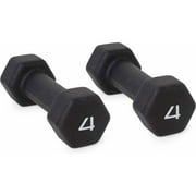 CAP Barbell Black Neoprene Dumbbells, Pair