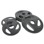 CAP Barbell 50 lb Olympic Grip Plate Weight Set 10x4, 5x2