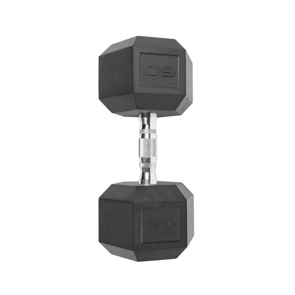 CAP Barbell, 60lb Coated Hex Dumbbell, Single