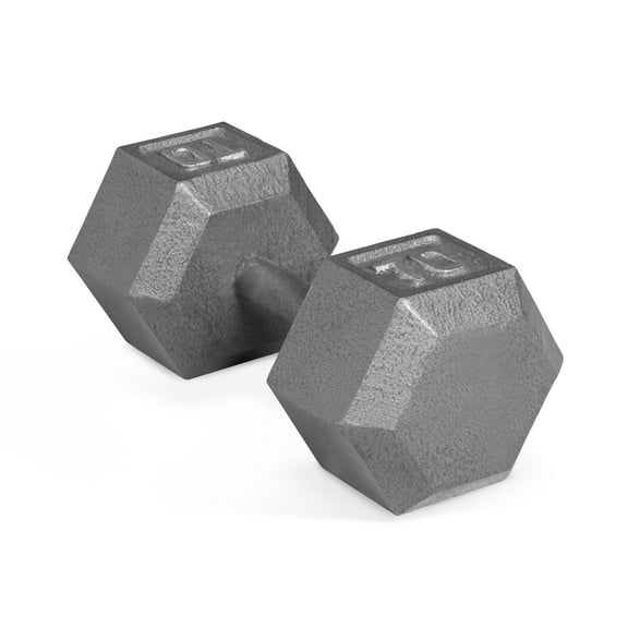 CAP Barbell 70lb Cast Iron Hex Dumbbell, Single