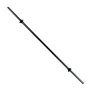 CAP Barbell 72" Regular Solid Threaded Bar, Black