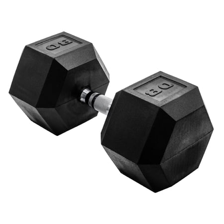 CAP Barbell, 80lb Coated Hex Dumbbell, Single