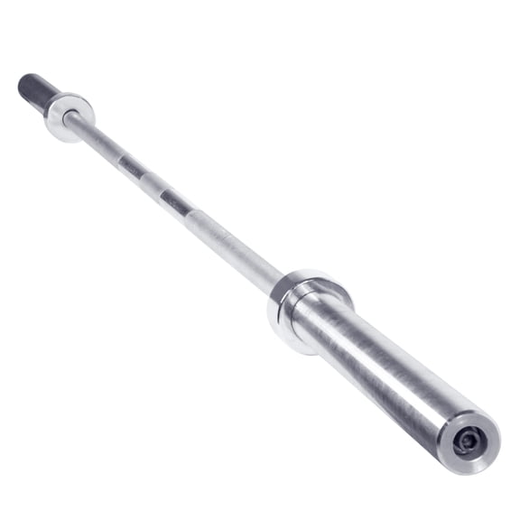 CAP Barbell Solid Steel Olympic Weight Lifting Bar, 7ft., Chrome (Fits 2-Inch Weight Plates)