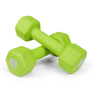 CAP Barbell, 8lb Green Neoprene Dumbbell, Pair