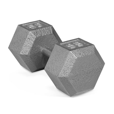 CAP Barbell 95lb Cast Iron Hex Dumbbell, Single
