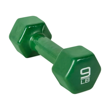 CAP Barbell, 9lb Vinyl-Coated Dumbbell, Single