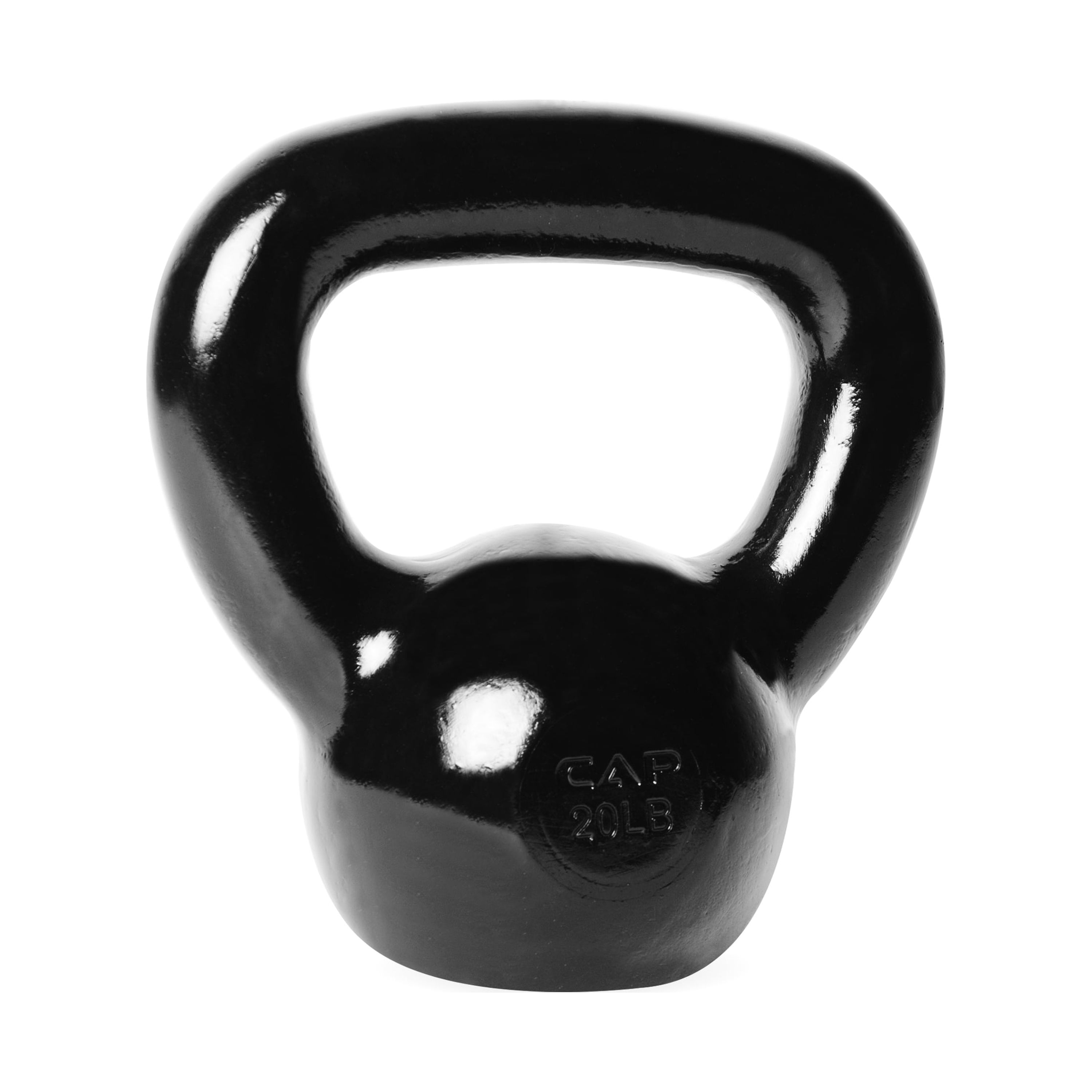 CAP Barbell Cast Iron Kettlebell, Black 20LBS - image 1 of 8
