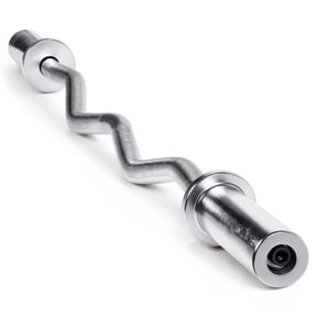CAP Barbell 47" Olympic Curl Bar, Chrome (Fits 2-Inch Weight Plates)