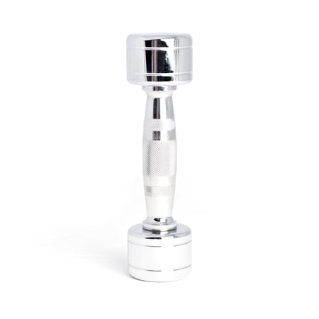 CAP Barbell Chrome Dumbbell with Contoured Handle, Single, 5 lbs.