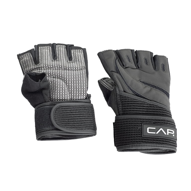 TAVIEW Workout Gloves With Built-in Wrist Wraps - Full Palm Protection For Gym & Weightlifting
