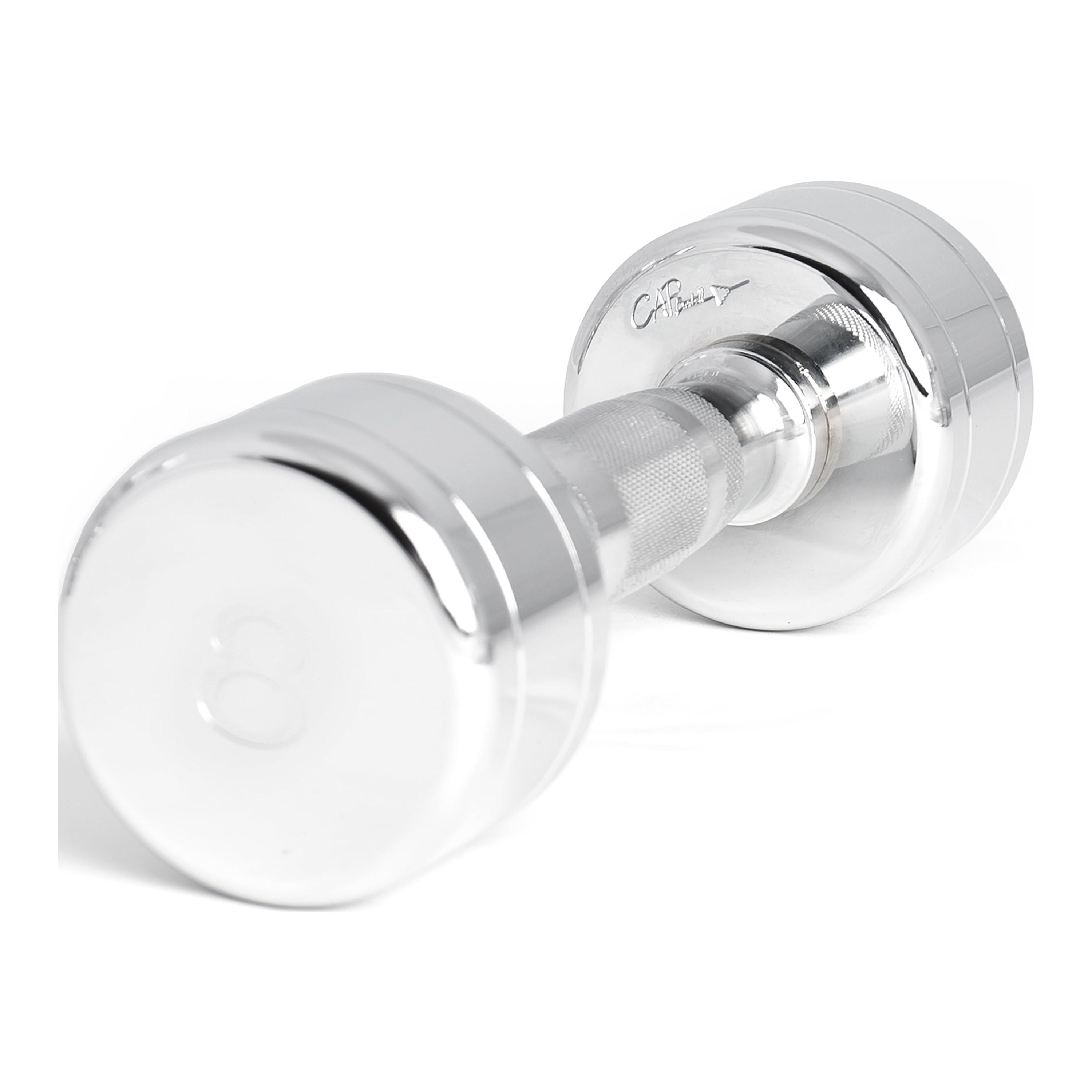 CAP Barbell Contoured Handle Chrome Dumbbell, Single, 8 lbs