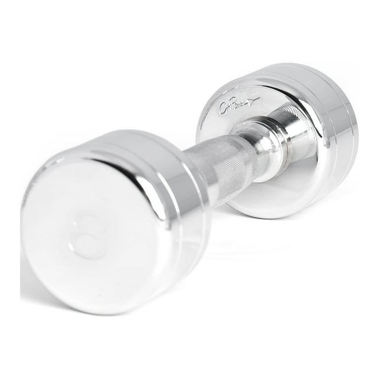 CAP Barbell Contoured Handle Chrome Dumbbell Single 8 lbs Walmart