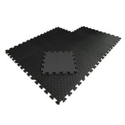 CAP Barbell Equipment Mat, 12-Piece, Black, 48 x 36 x 1/2