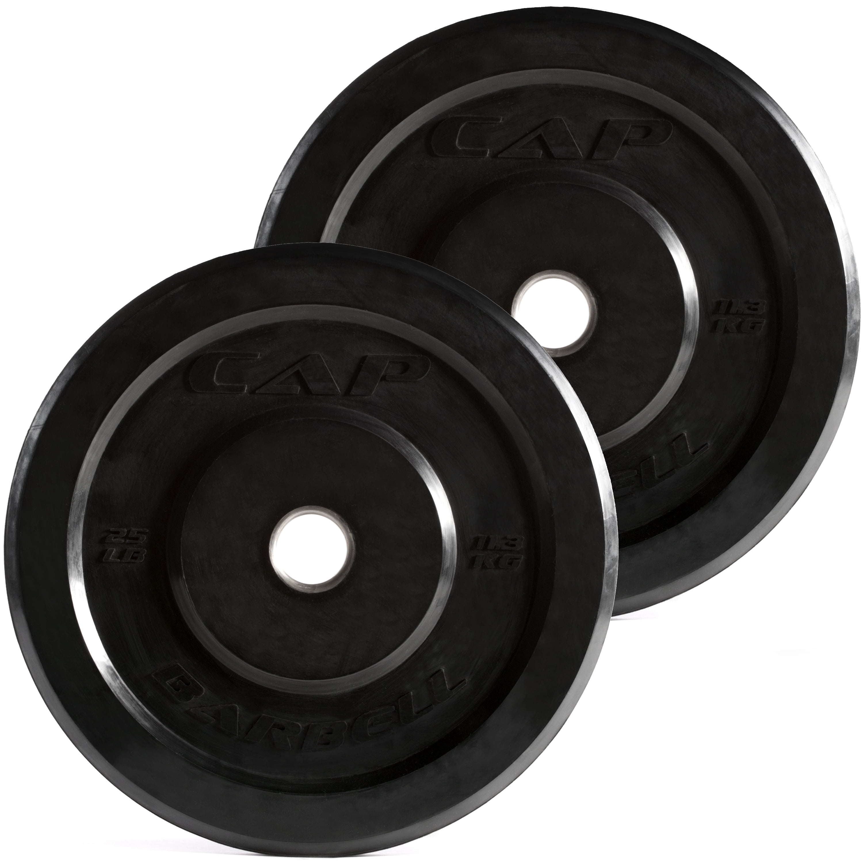 CAP Barbell - Olympic Bumper Plate Set, 20-90 Lbs.