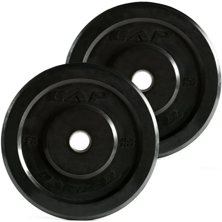 CAP Barbell - Olympic Bumper Plate Set, 20-90 Lbs.