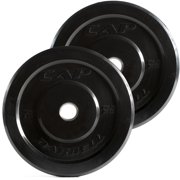 CAP Barbell - Olympic Bumper Plate Set, 70 lbs (ships in 2 boxes)