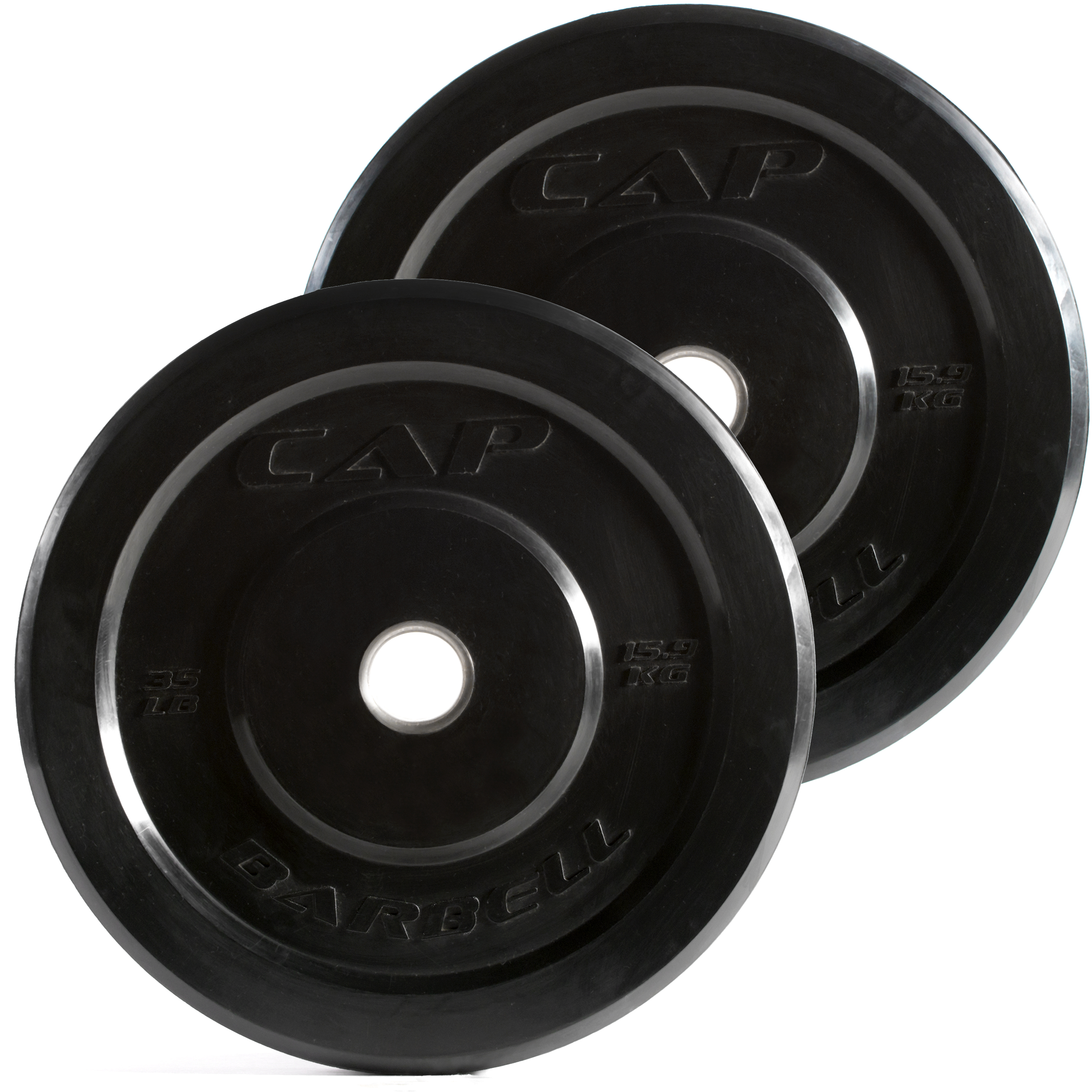 CAP Barbell - Olympic Bumper Plate Set, 70 lbs (ships in 2 boxes) - image 1 of 2