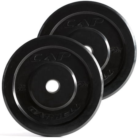 CAP Barbell - Olympic Bumper Plate Set, 90 lbs (ships in 2 boxes)