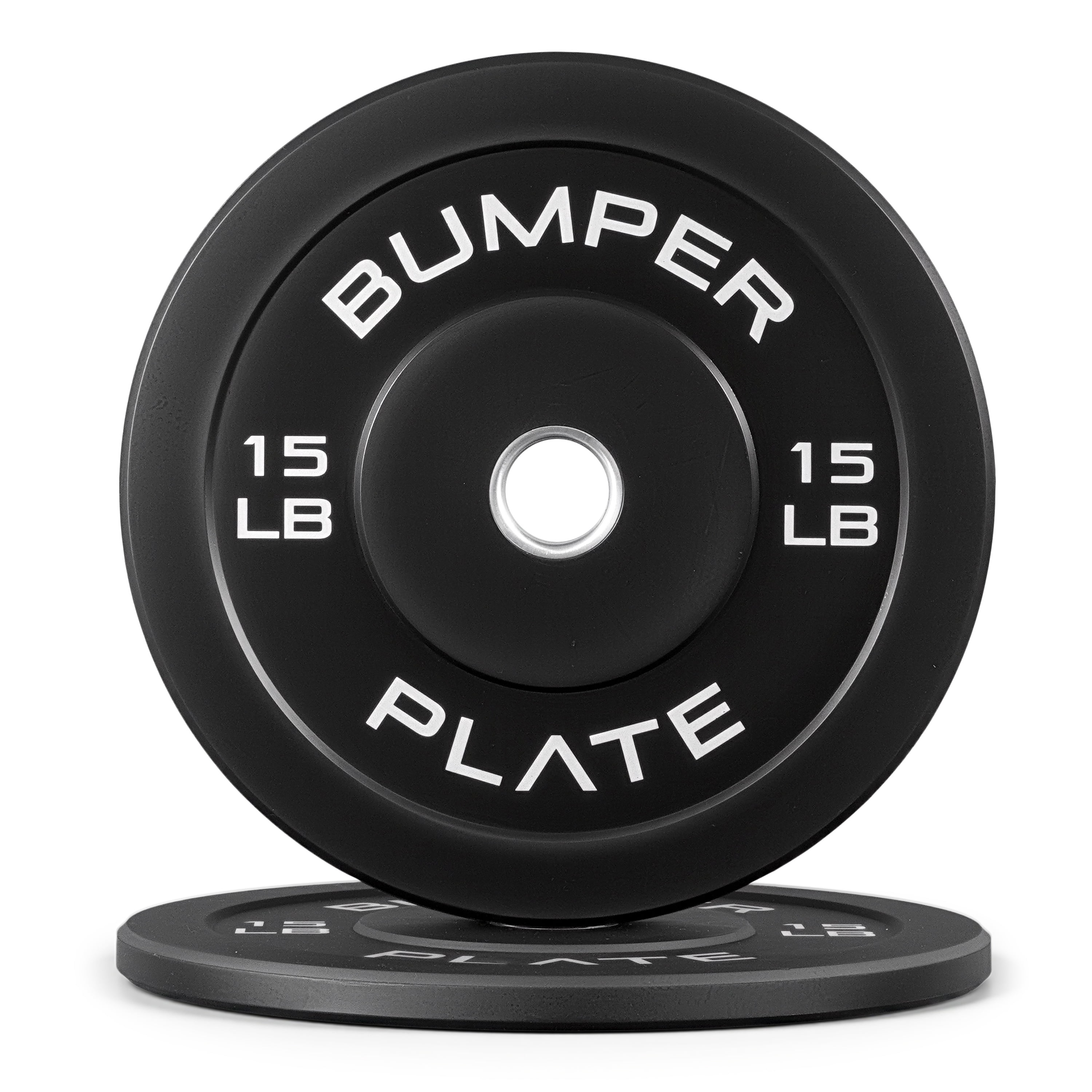 CAP Barbell Olympic Rubber Bumper Plate, PAIR (15lbx2)