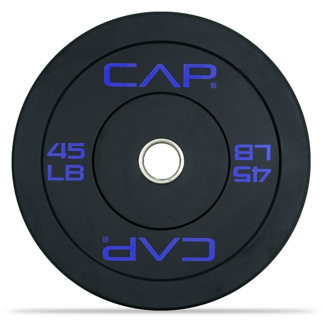CAP Barbell Olympic Rubber Bumper Plates (Pairs/Singles by sizes)