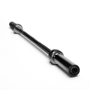 CAP Barbell Solid Steel Olympic Weight Bar, 6 Ft., Black Fits 2-Inch Weight Plates