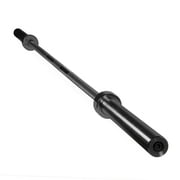 CAP Barbell Solid Steel Olympic Weight Bar, 7 Ft., Black Fits 2-Inch Weight Plates