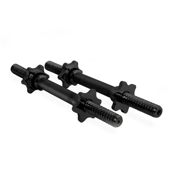 CAP Barbell Pair of 14" Regular Threaded Dumbbell Handles, Black