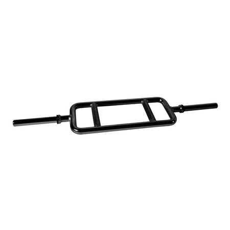 CAP Barbell Regular Solid 34-Inch Triceps Bar, Black