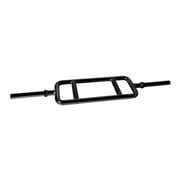 CAP Barbell Regular Solid 34-Inch Triceps Bar, Black