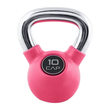 CAP Barbell Rubber Coated Kettlebell, 10lb, Single