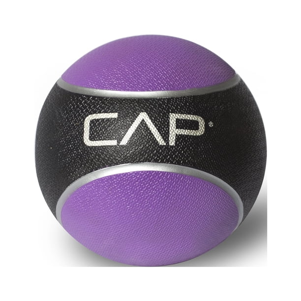 Palla Medicinale In Gomma CAP Barbell 4 Libbre – Colore Viola, Per Fitness E Riabilitazione