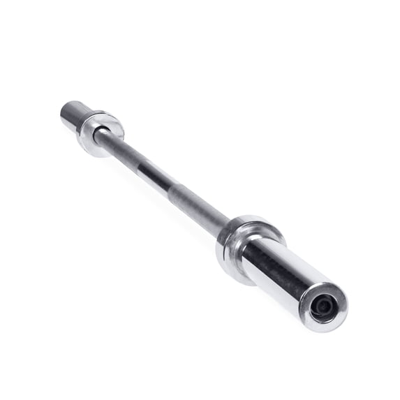 CAP Barbell Solid Steel Olympic Weight Bar, 5 Ft., Chrome (Fits 2-Inch Weight Plates)