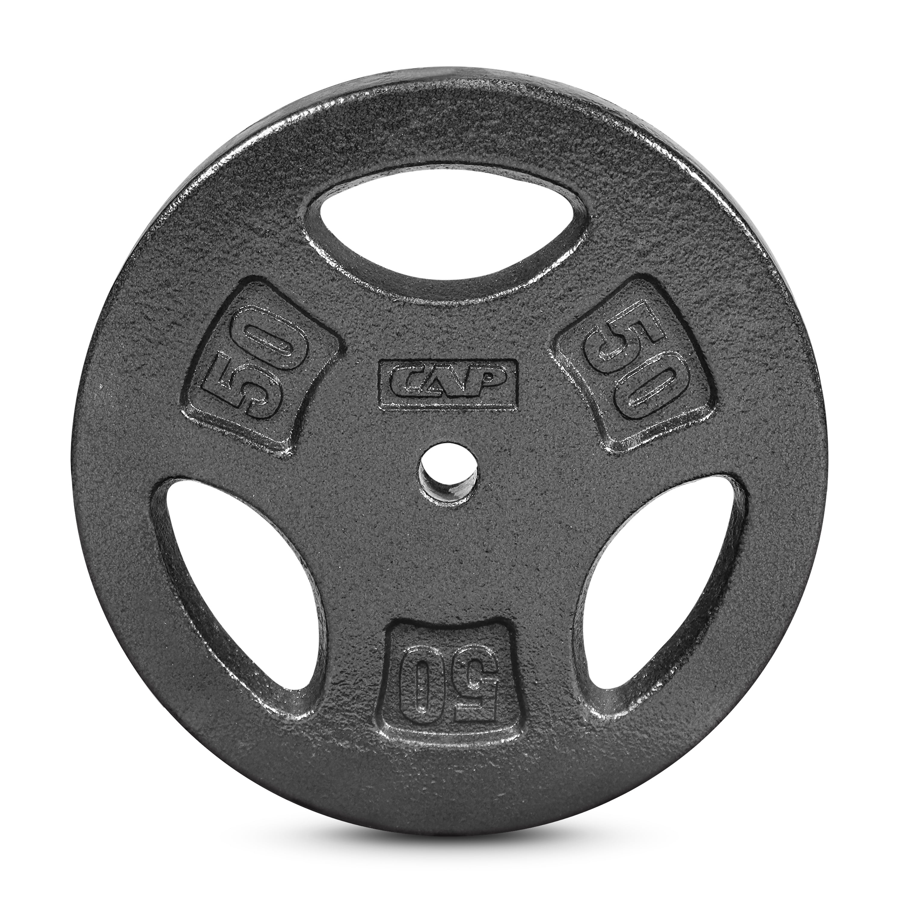 CAP Barbell Standard 50lb BLACK Plate Pack (x1)