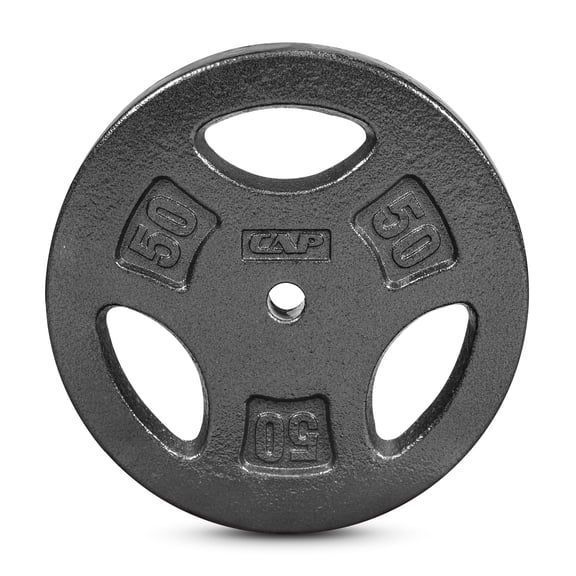 CAP Barbell Standard 50lb BLACK Plate Pack (x1)