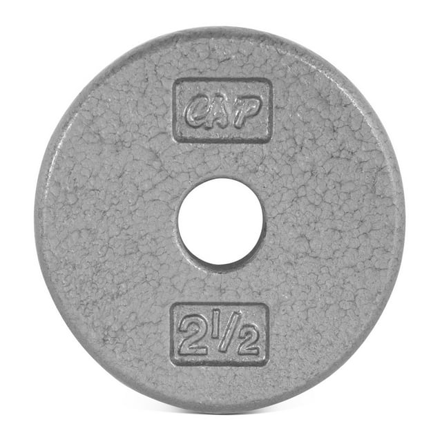CAP Barbell Standard Cast Iron Weight Plate, 1.25-50 Lbs. Single